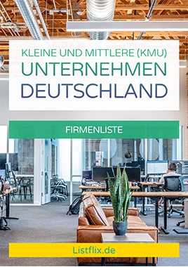 Bild zeigt das Cover der Liste KMU Deutschland